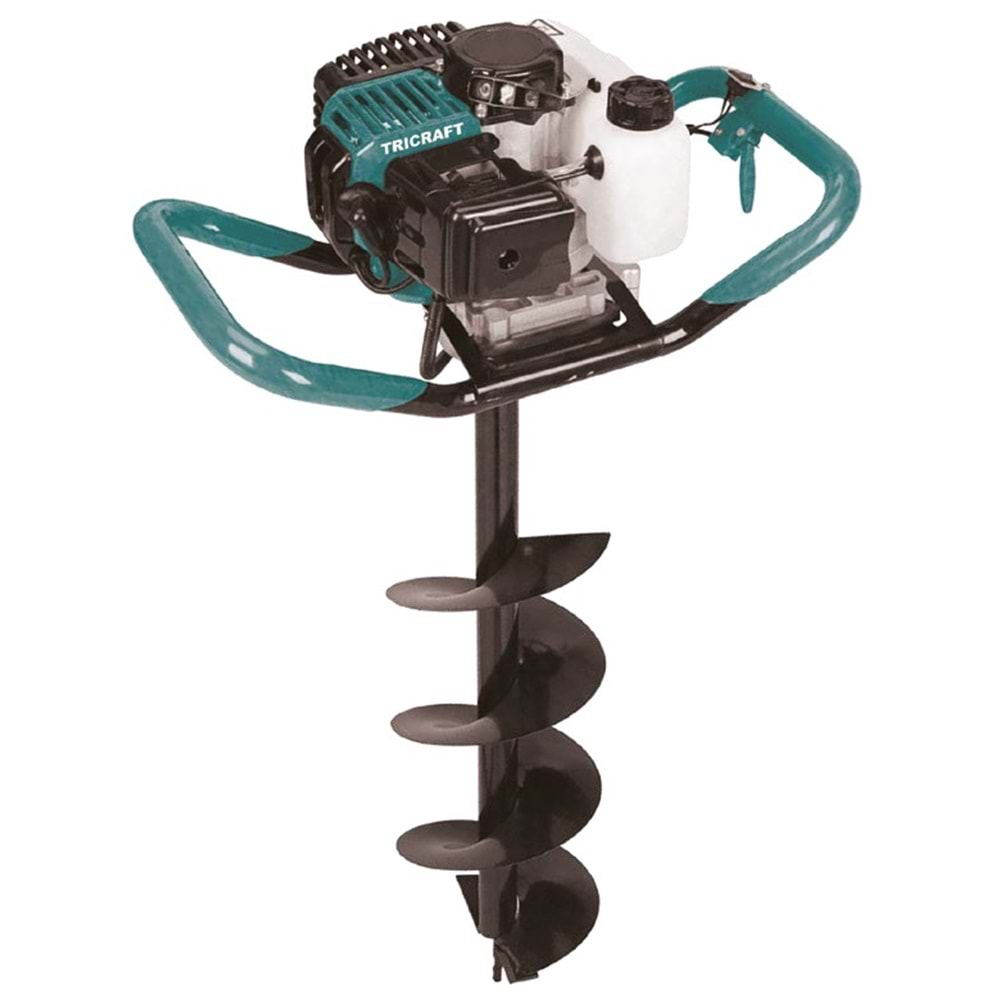 (5330)-(TRİCRAFT) BENZİNLİ TOPRAK BURGU MAKİNASI+200 MM UÇ