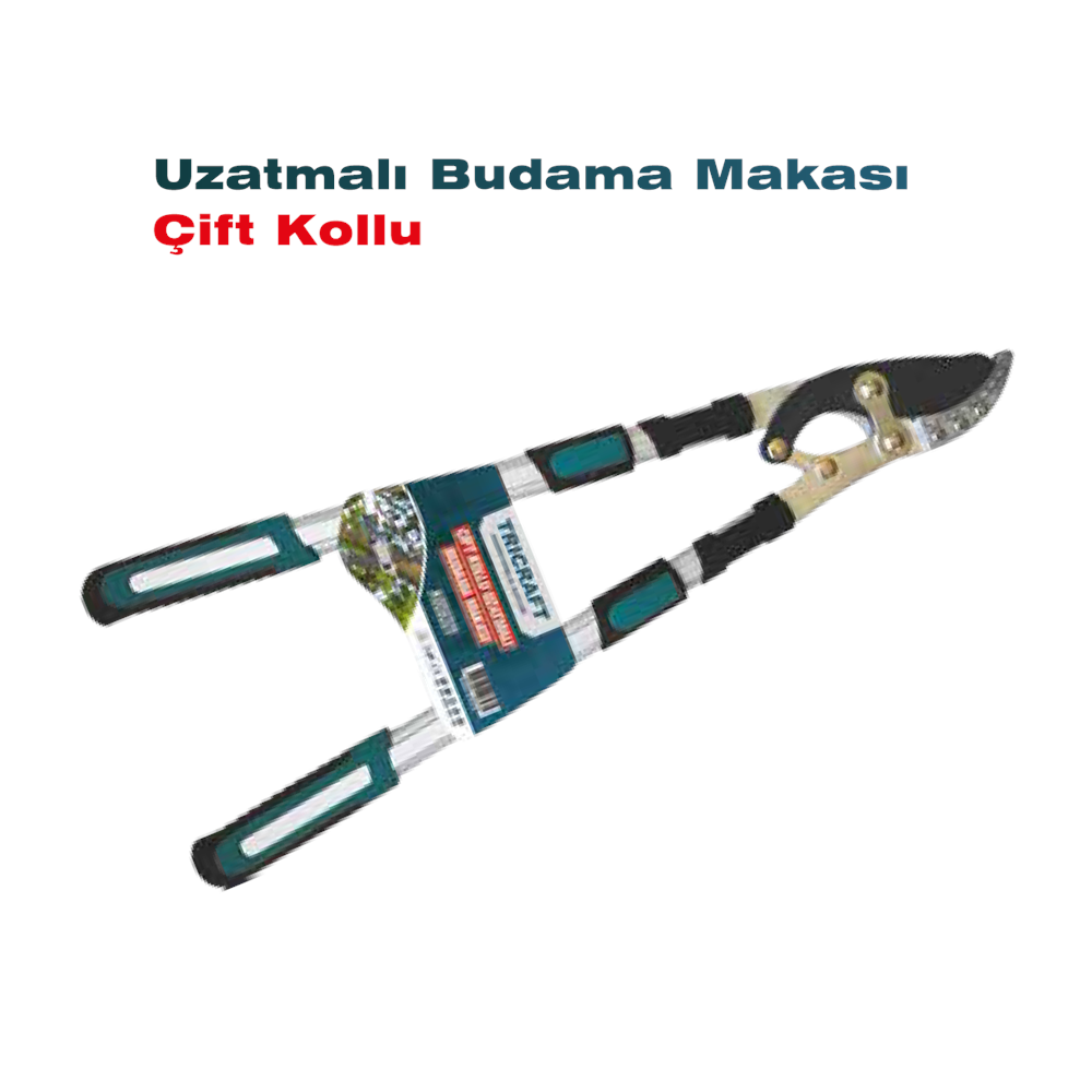 (8221)-(TRİCRAFT) UZATMALI BUDAMA MAKASI (ÇİFT KOLLU)