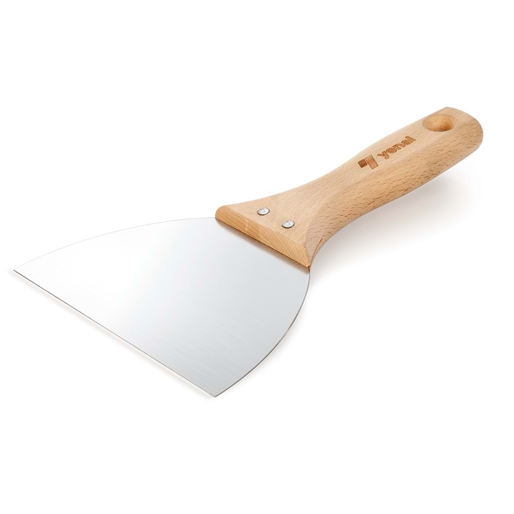 YENAL AHŞAP SAPLI MACUN SPATULASI 14 CM