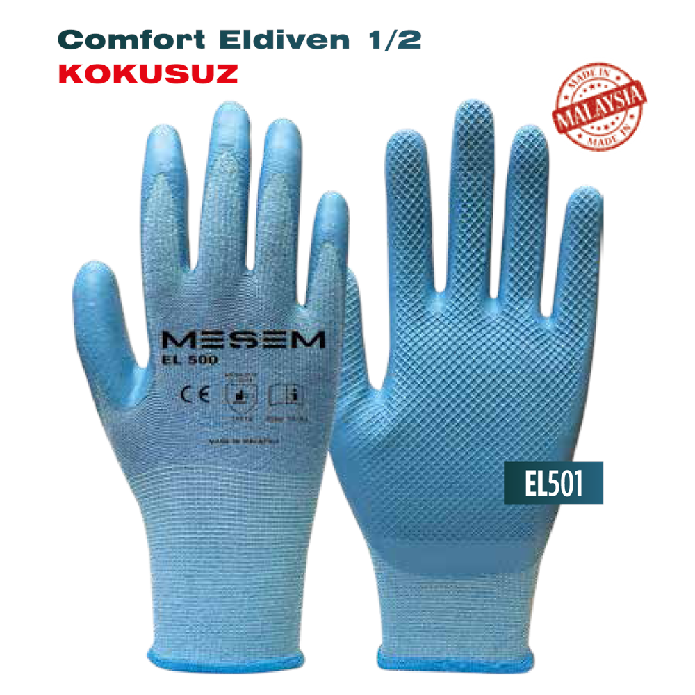 ELDİVEN-(EL 500)-COMFORT ELDİVEN KOKUSUZ (NO:10) (TAŞ ELDİVENİ)