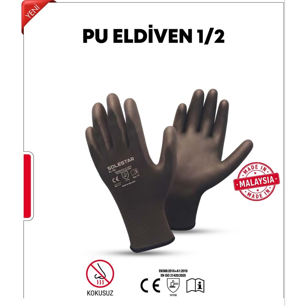 ELDİVEN-(EL 770)-PU ELDİVEN 1/2 (NO:9)