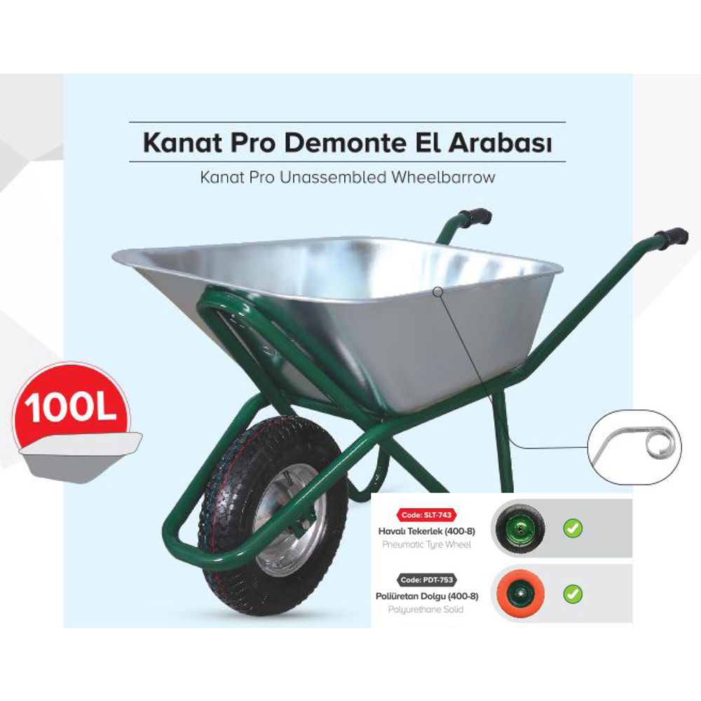 EL ARABASI (DEMONTE) (400*8 PU TEKER) 100 LT (KANAT PRO)