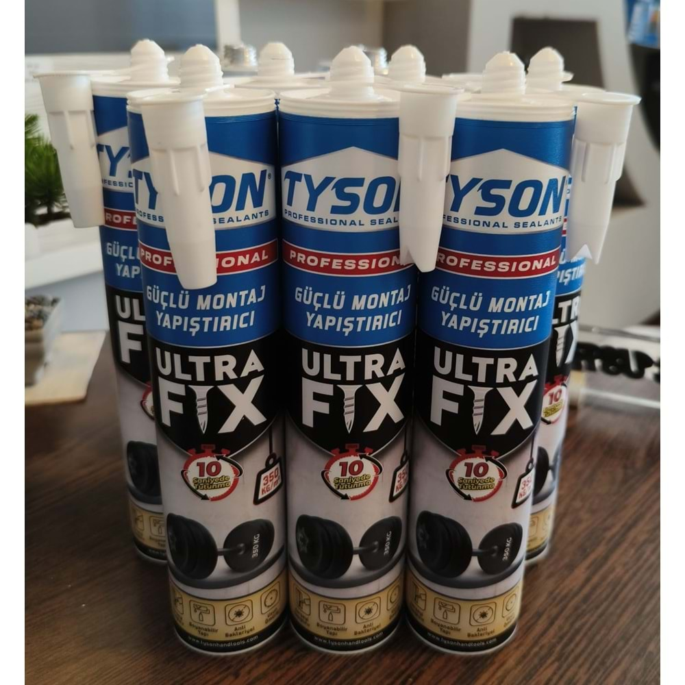 TYSON GÜÇLÜ MONTAJ YAPIŞTIRICI ULTRA FİX 290 ML BEYAZ