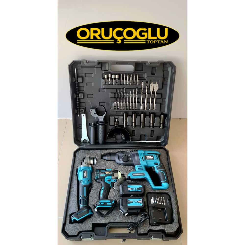 LIEBER GERMAN-3 LÜ SET PROFESYONEL AKÜLÜ (ASR 1021)