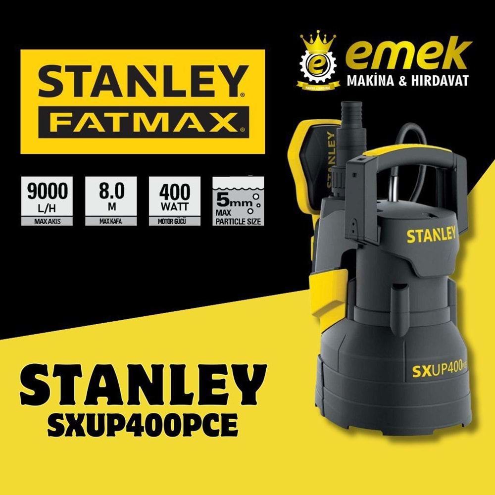 STANLEY-TEMİZ SU DALGIÇ POMPASI-400PCE