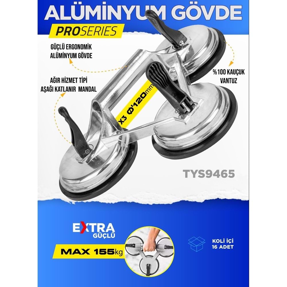 TYSON-ÜÇLÜ VANTUZ ALİMİNYUM GÖVDE