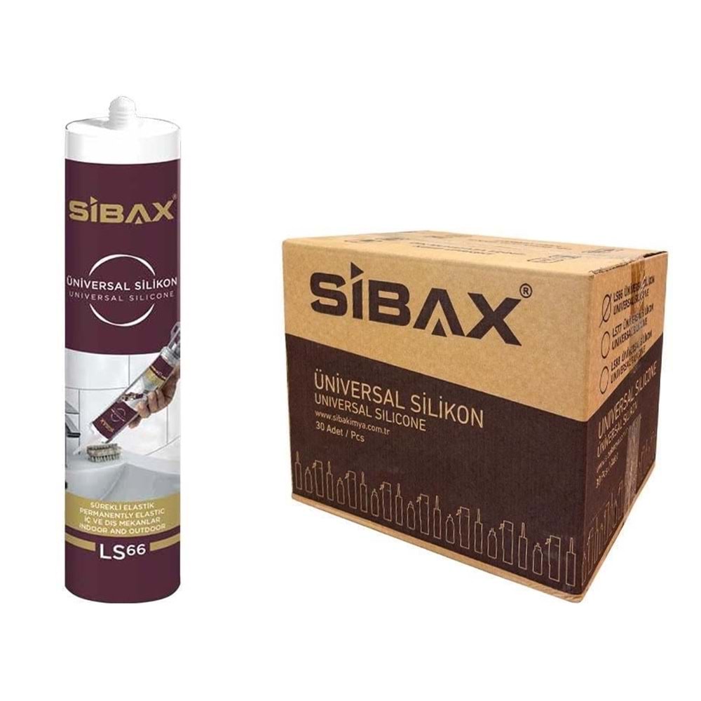 SİBAX -LS66 BEYAZ SİLİKON