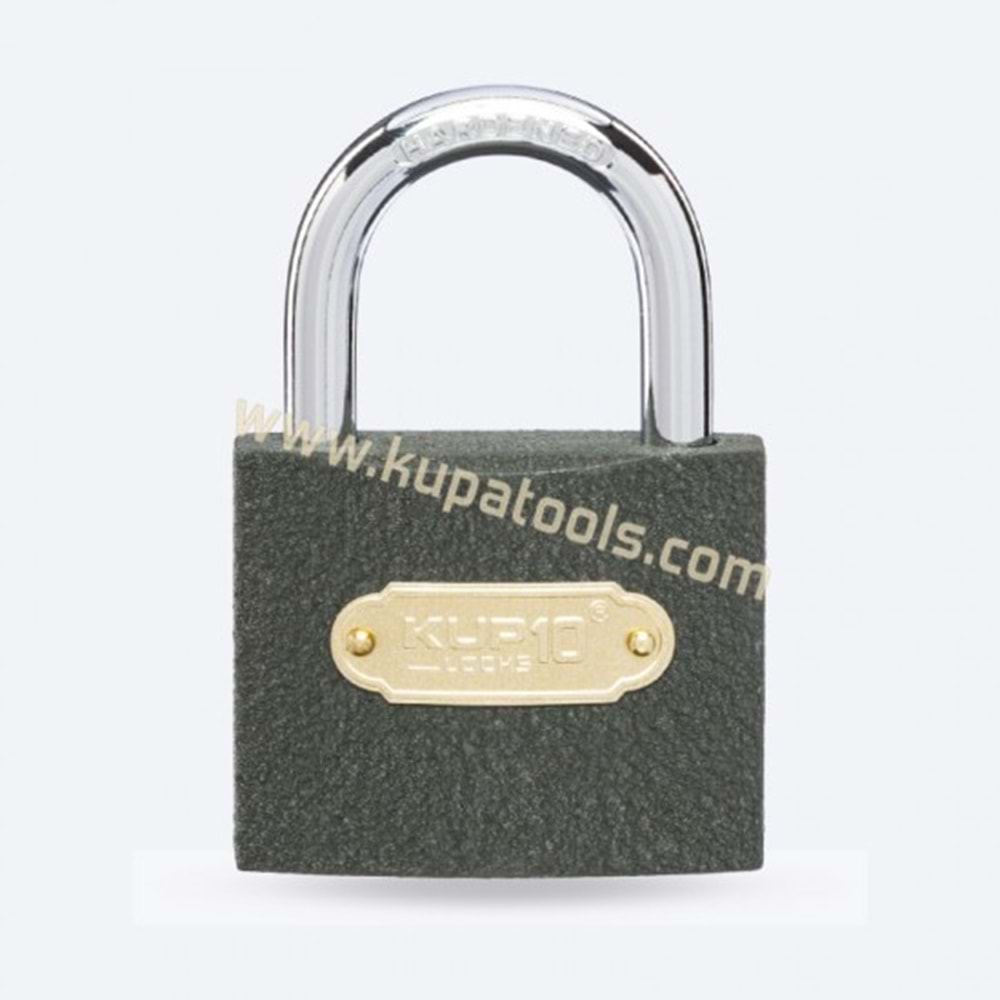 KUPA10-(GRİ)- ASMA KİLİT (38MM)