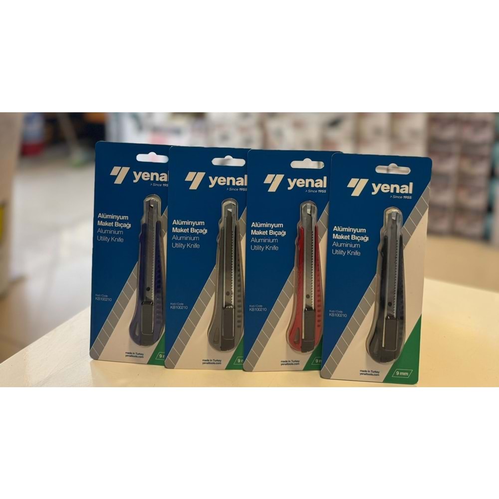 MAKET BIÇAĞI 9 MM ALÜMİNYUM -YENAL