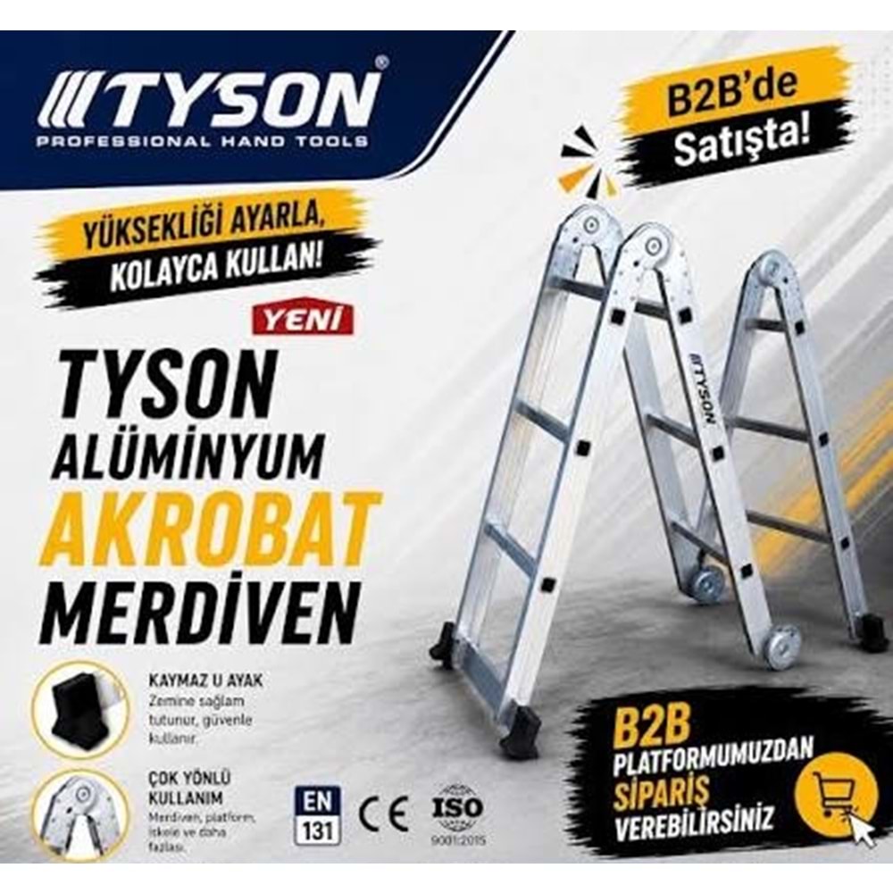 TYSON-AKROBAT (4*3) MERDİVEN (3,60 CM) 12 BASM