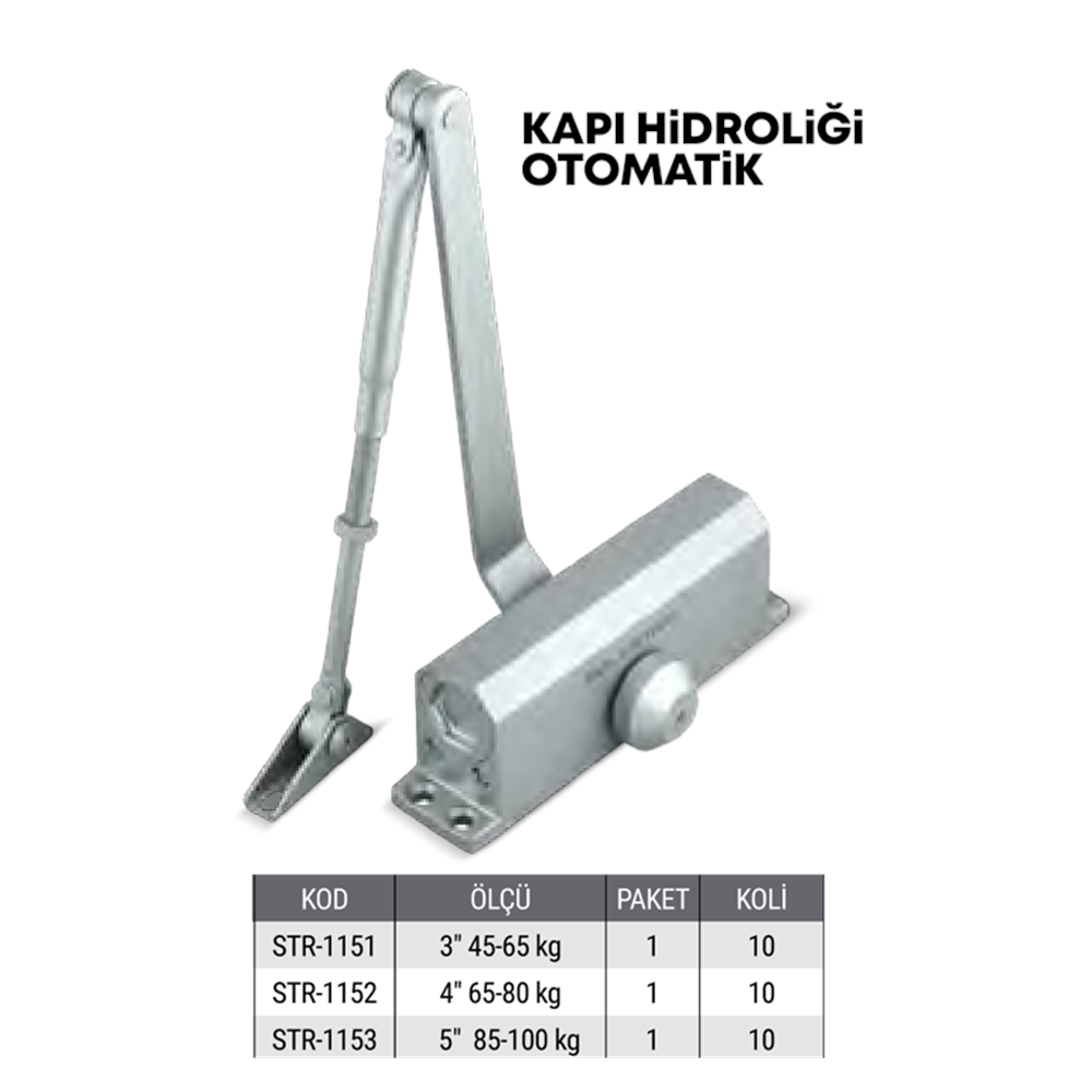 (STR1153)(SOLESTAR) KAPI HİDROLİĞİ OTOMATİK (85-100 KG) (NO:5)