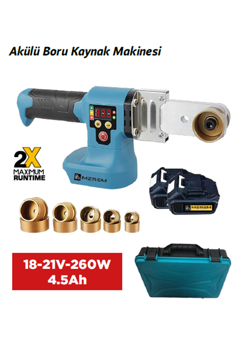 (AKÜLÜ)- BORU KAYNAK MAKİNASI 18-21 V (6310)-(TRİCRAFT)