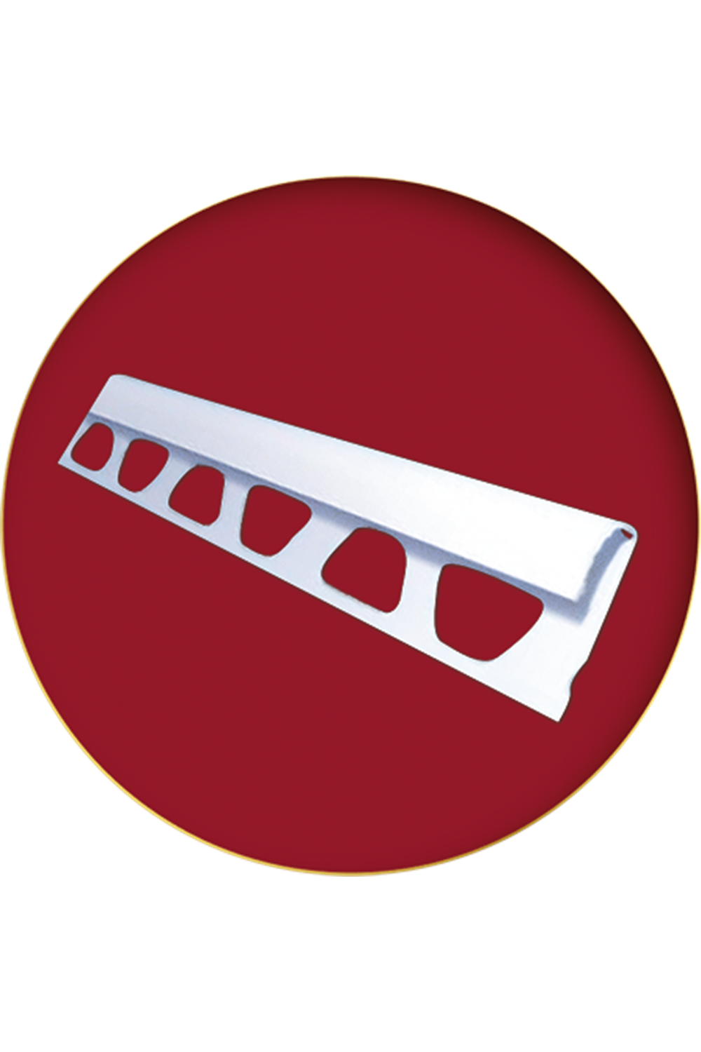 PLASTİK LÜKS -DIŞ-(10 MM) FAYANS KÖŞE PROFİLİ