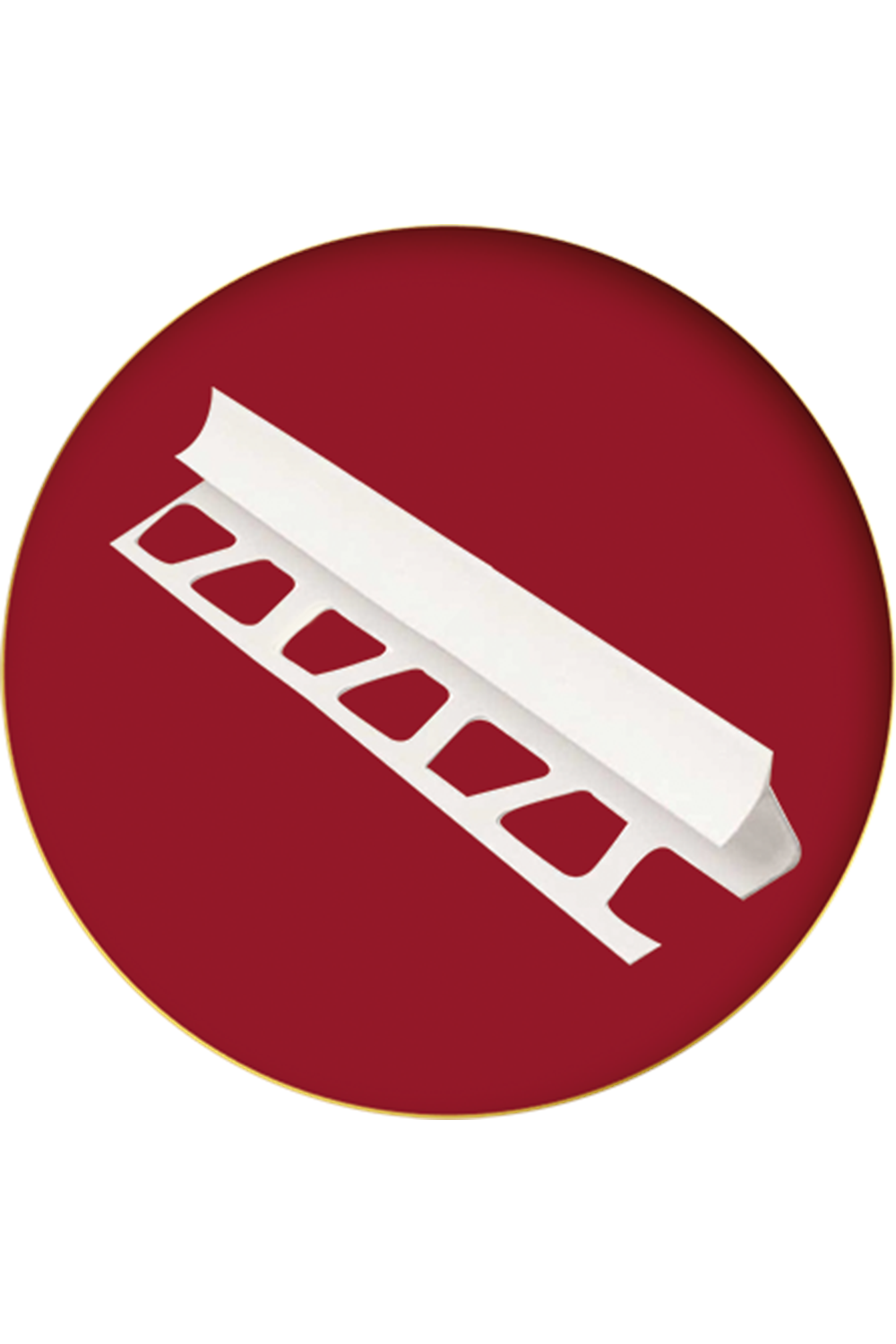 PLASTİK LÜKS -İÇ- (10 MM) FAYANS KÖŞE PROFİLİ