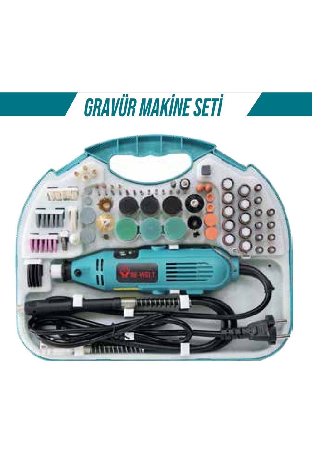 GRAVÜR TAŞLAMA SETİ (135W)(PRT011)-(BE-WELT)