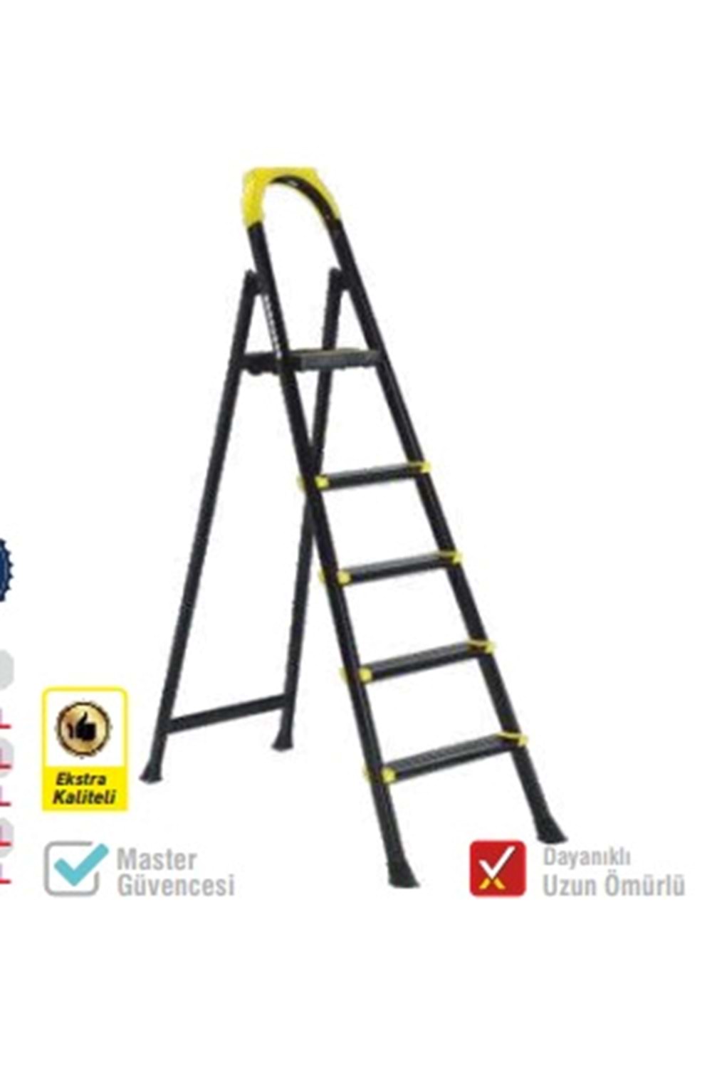 EKO HARDY -(SİYAH) 4 BASAMAKLI MERDİVEN