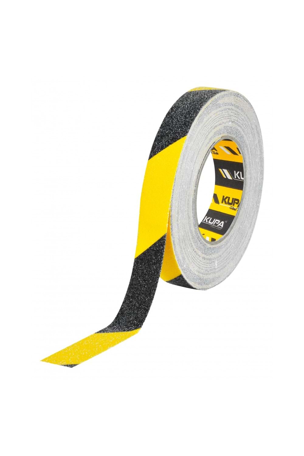 KAYDIRMAZ-SARI SİYAH BANT 25*15MT