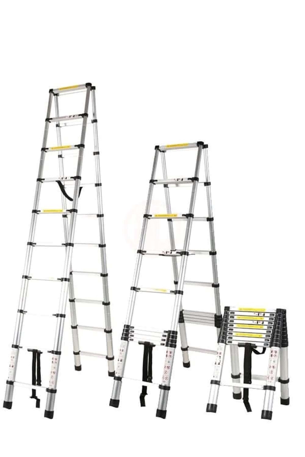 TELESKOPİK MERDİVEN -EBAX 5,6 MT ÇİFT TARAFLI