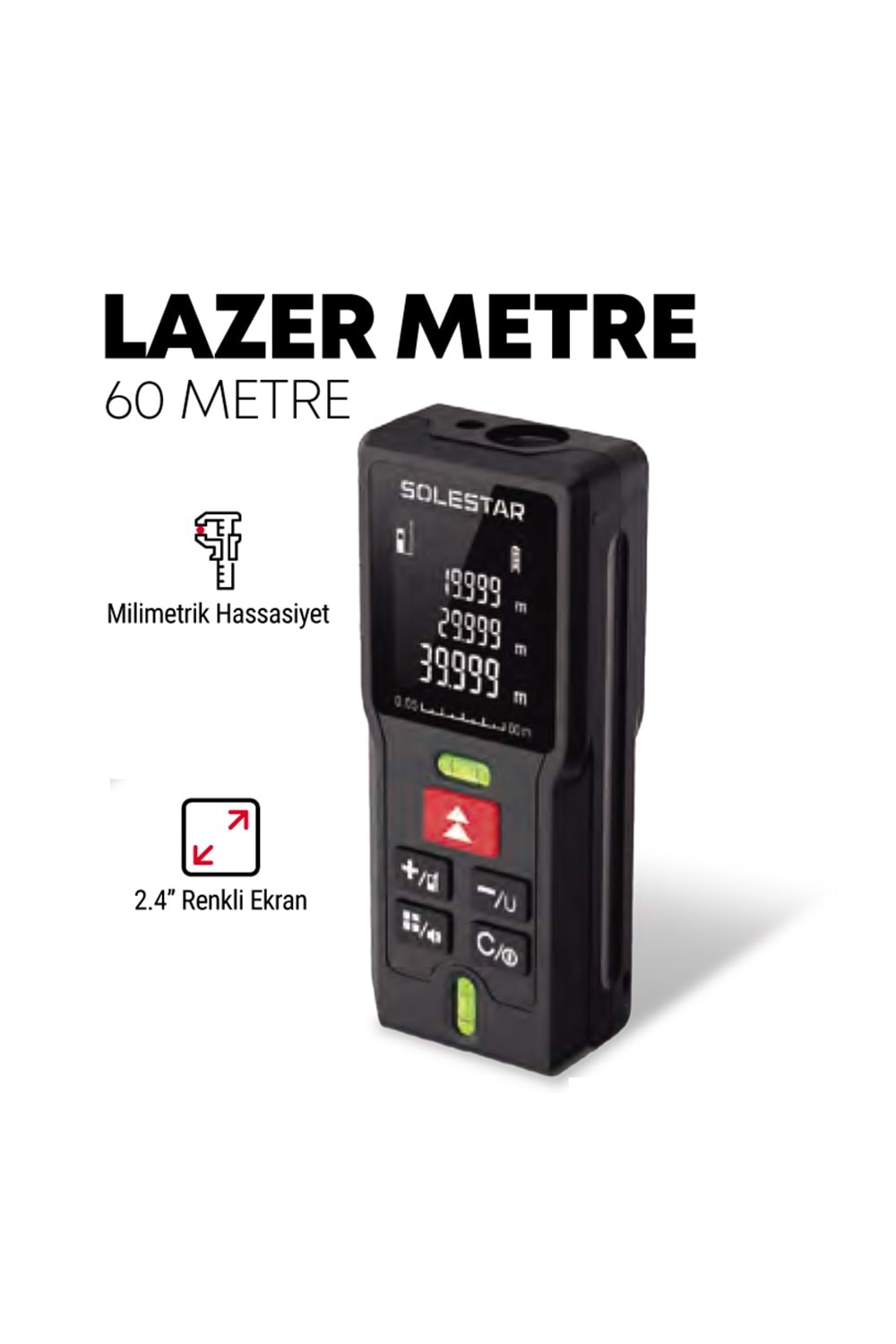 LAZER METRE (60 MT.)(STR1850)(SOLESTAR)