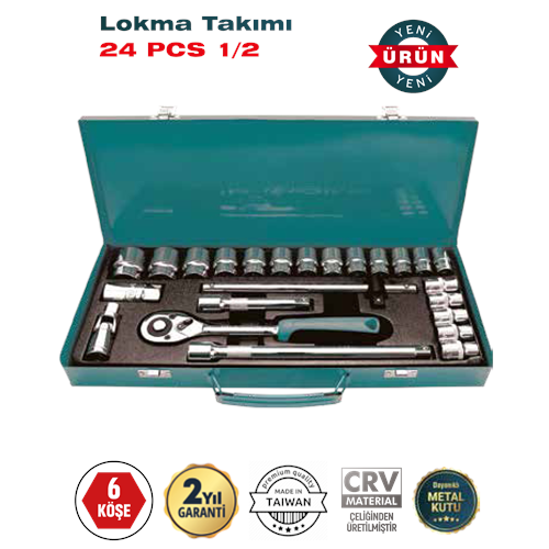 (018)-(TRİCRAFT) LOKMA TAKIMI 24 PARÇA (1/2)
