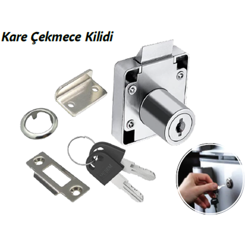 ÇEKMECE KİLİDİ ( KARE )