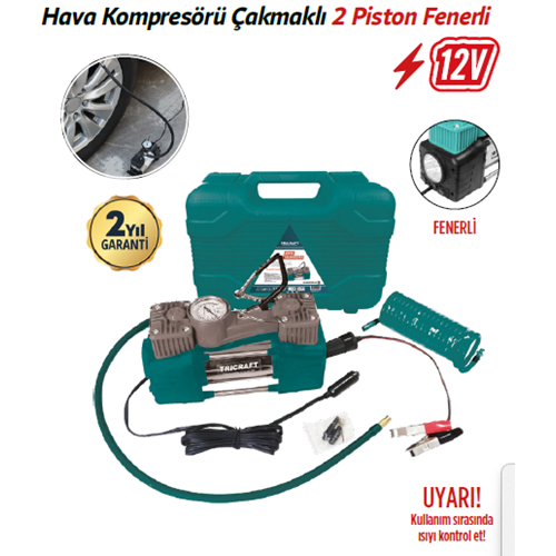 (3750)-(TRİCRAFT) HAVA KOMPRESÖRÜ (2 PİSTON) BÜYÜK