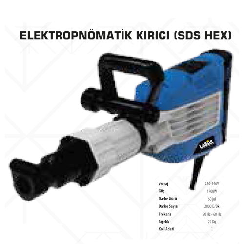 LABOR-KIRICI 22 KG 60 JUL 1700W (BDH 6501 B)