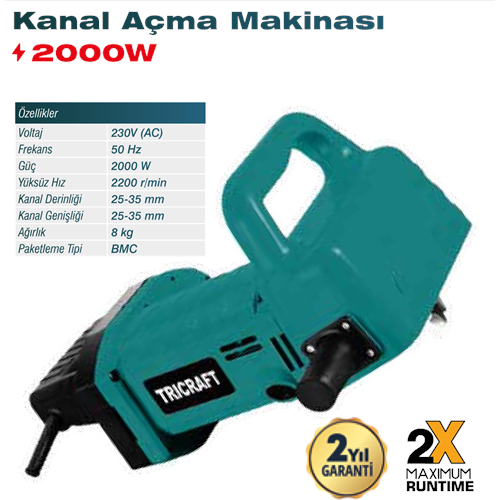 (7090)-(TRİCRAFT)-KANAL AÇMA ADAPTÖRÜ (2000 W)