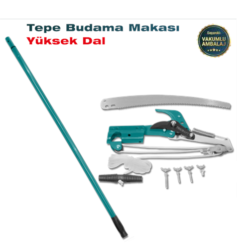 (8220)-(TRİCRAFT) YÜKSEK DAL TEPE BUDAMA MAKASI (TELESKOPİK SET)