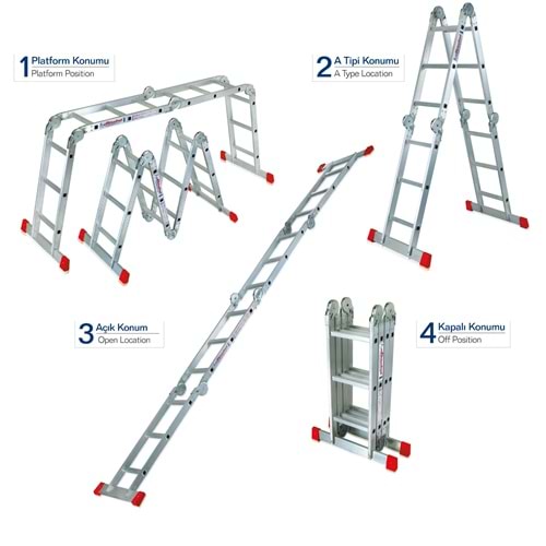 AKROBAT (4*3) MERDİVEN (3,70 CM)