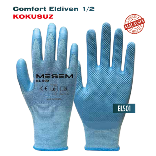 ELDİVEN-(EL 500)-COMFORT ELDİVEN KOKUSUZ (NO:10) (TAŞ ELDİVENİ)
