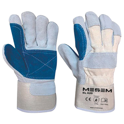 ELDİVEN-(EL 610)-DERİ ELDİVEN NO:10 XL GRİ ÇİZGİLİ