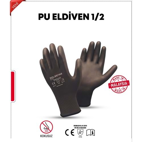 ELDİVEN-(EL 770)-PU ELDİVEN 1/2 (NO:9)