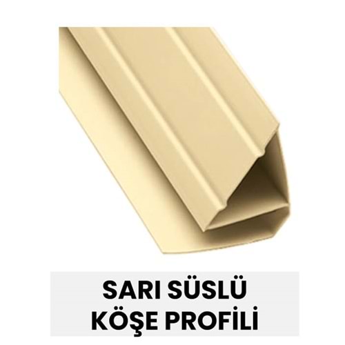 KÖŞE-LAMBİRİ SÜSLÜ KÖŞE PROFİLİ (AÇIKMEÇE)