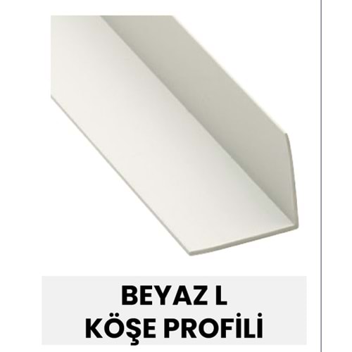 KÖŞE-LAMBİRİ- 30*30 L KÖŞE PROFİLİ (BEYAZ)