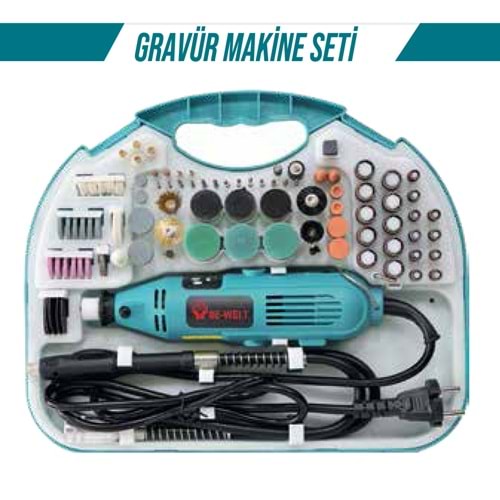 GRAVÜR TAŞLAMA SETİ (135W)(PRT011)-(BE-WELT)