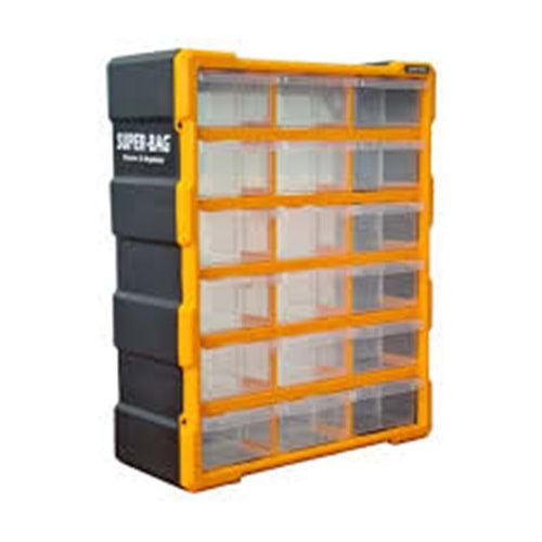 (ASR-6002)-18 Lİ BÜYÜK MONOBLOK ÇEKMECE SETİ