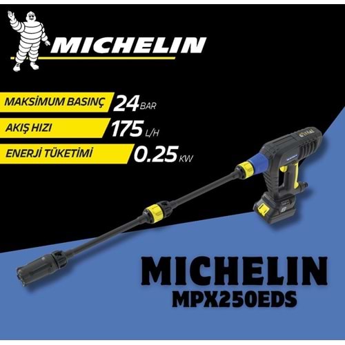 MİCHLEN-AKÜLÜ YIKAMA MAKİNASI (MPX250EDS)