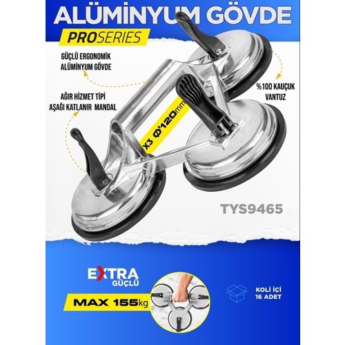 TYSON-ÜÇLÜ VANTUZ ALİMİNYUM GÖVDE