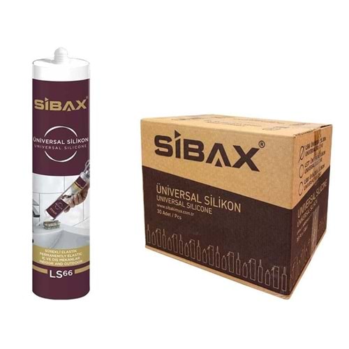 SİBAX -LS66 BEYAZ SİLİKON