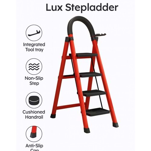 LÜKS (RENKLİ) 3 BASAMAKLI GENİŞ MERDİVEN