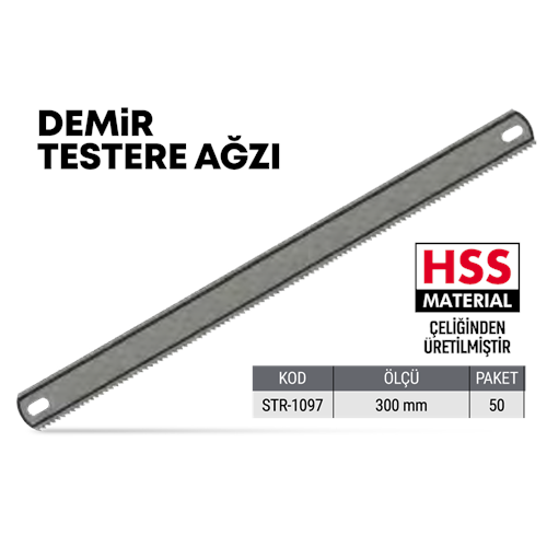 (STR1097)(SOLESTAR) DEMİR TESTERE AĞZI (300 MM)