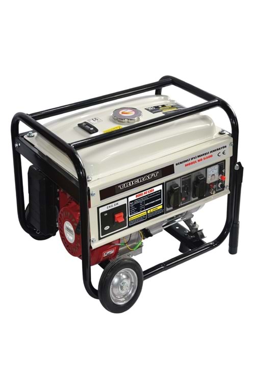 BENZİNLİ JENERATÖR 3,5 KW (İPLİ) (5300)-(TRİCRAFT)
