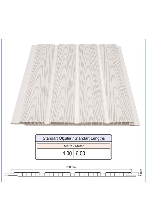FUGALI- GRİ KIRÇILLI-(4.00 MT) -20 CM TAVAN LAMBİRİ
