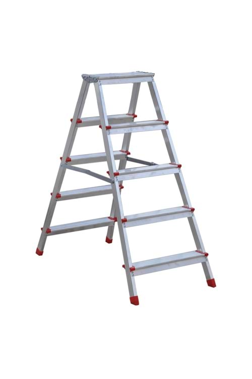 ÇİFT ÇIKIŞ-ALÜMİNYUM 5+5 MERDİVEN