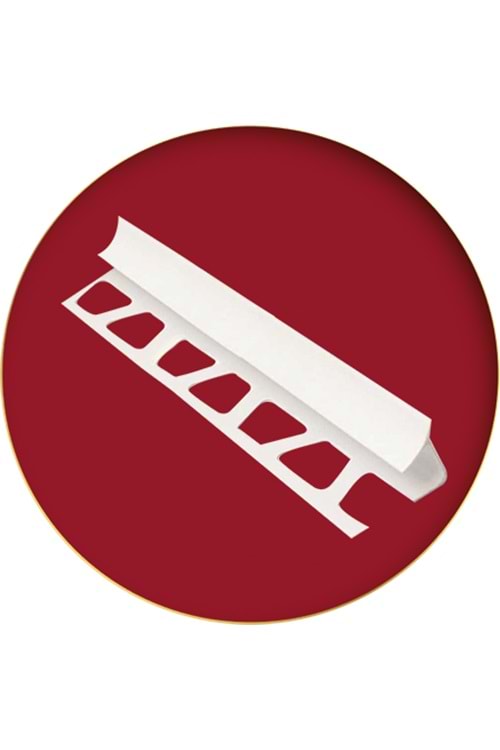 PLASTİK LÜKS -İÇ- (10 MM) FAYANS KÖŞE PROFİLİ