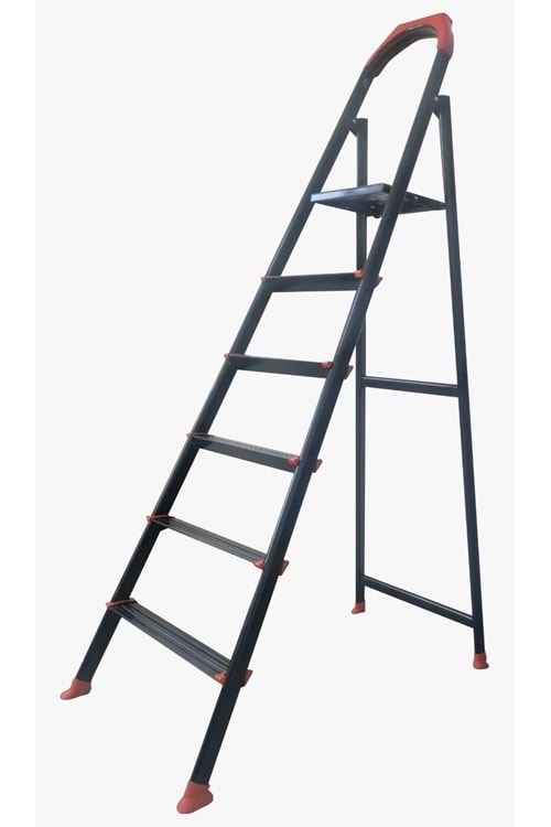 EKO HARDY -(SİYAH) 5 BASAMAKLI MERDİVEN
