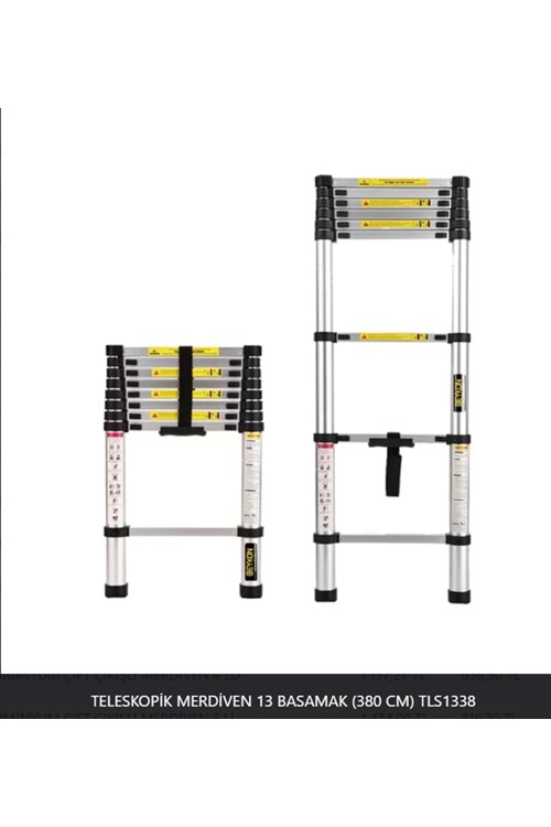 TELESKOPİK MERDİVEN -EBAX 2,9 MT 10 BASAMAK