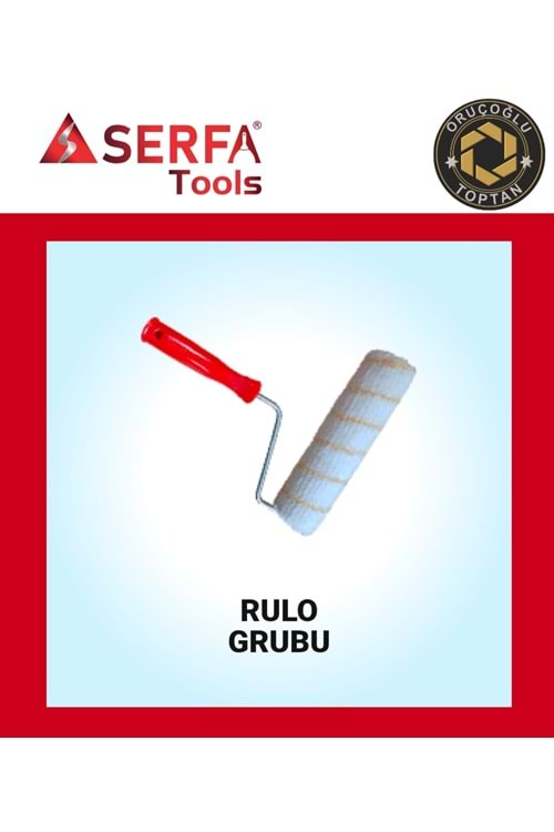 RULO-(SARI) 25 CM SAPLI - PLASTİK