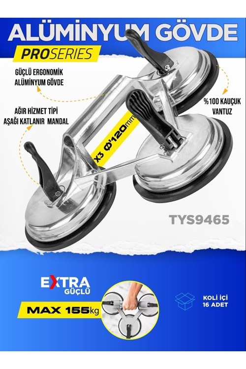 TYSON-ÜÇLÜ VANTUZ ALİMİNYUM GÖVDE